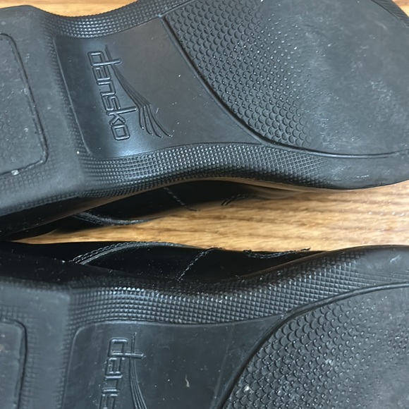 Dansko 90s Y2K Leather Wingtip Oxford Chunky Platform Shoes Made in Portugal - Picture 9 of 10